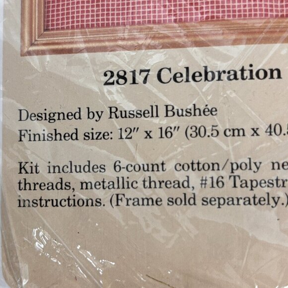 Creative Circle Celebration Bells Kit #2817 Lace Darning Christmas Festive VTG - Picture 10 of 10